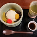 町家クリームあんみつ